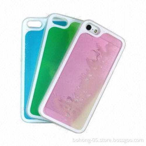 Transparent Quicksand Luminous Single Bottom Case, Can Order for All Hot-selling Phone